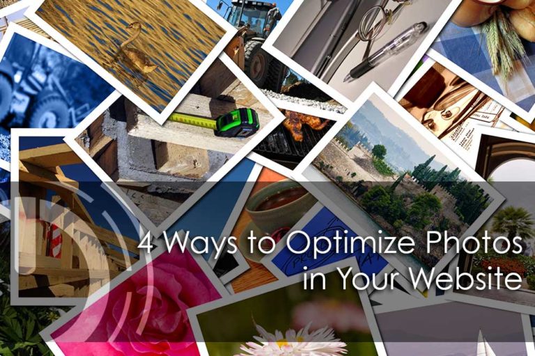 optimize photos for website