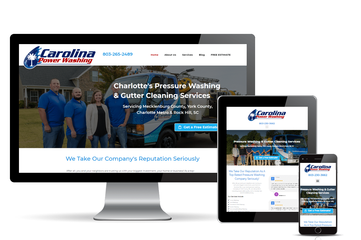 Carolina Power Washing company logo