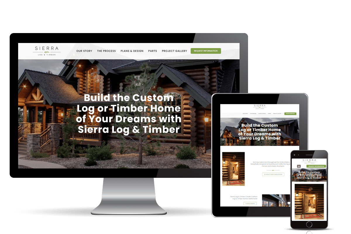 Sierra Log and Timber branding image