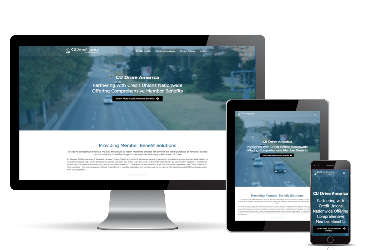 CU Drive America logo design