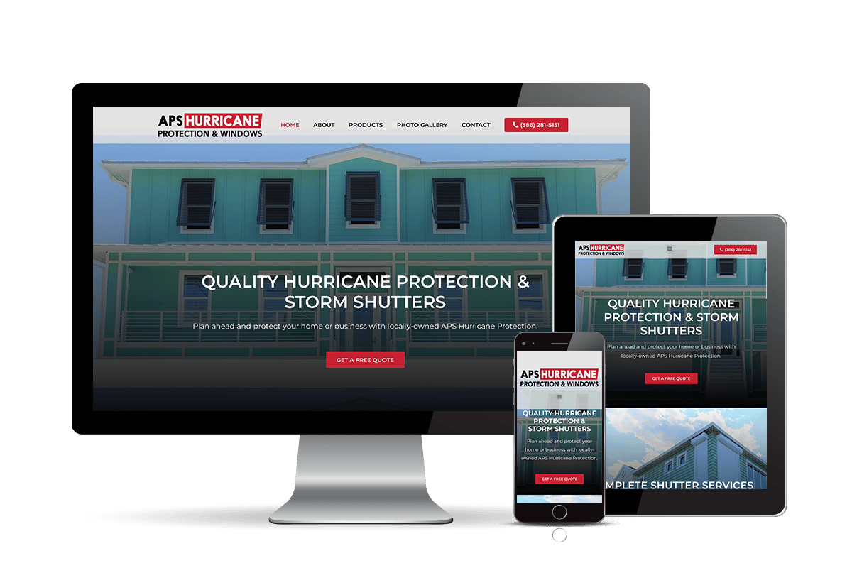 APS Hurricane protection branding image