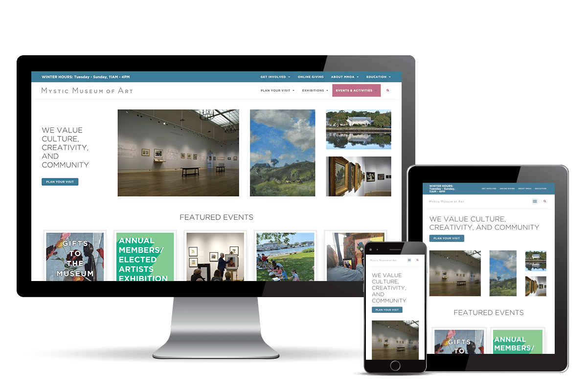 Mystic brand logo for feature and identity