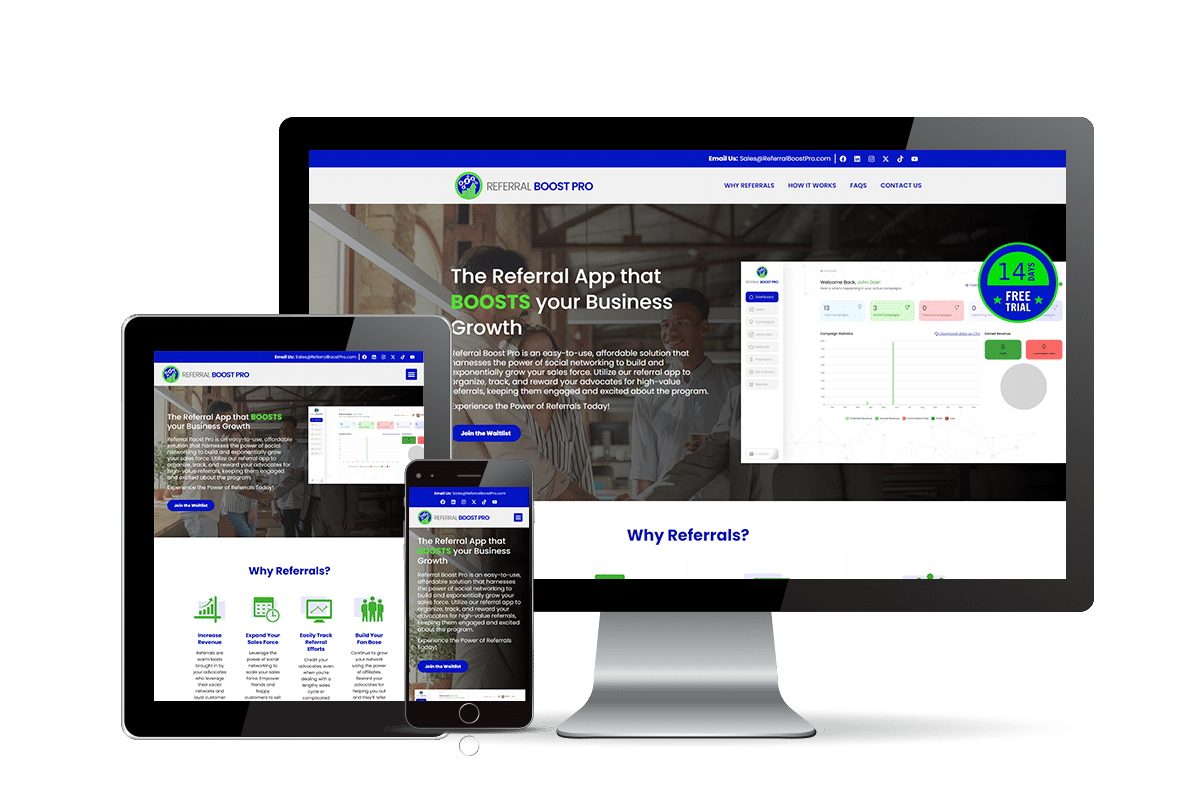 Referral Boost Pro branding logo