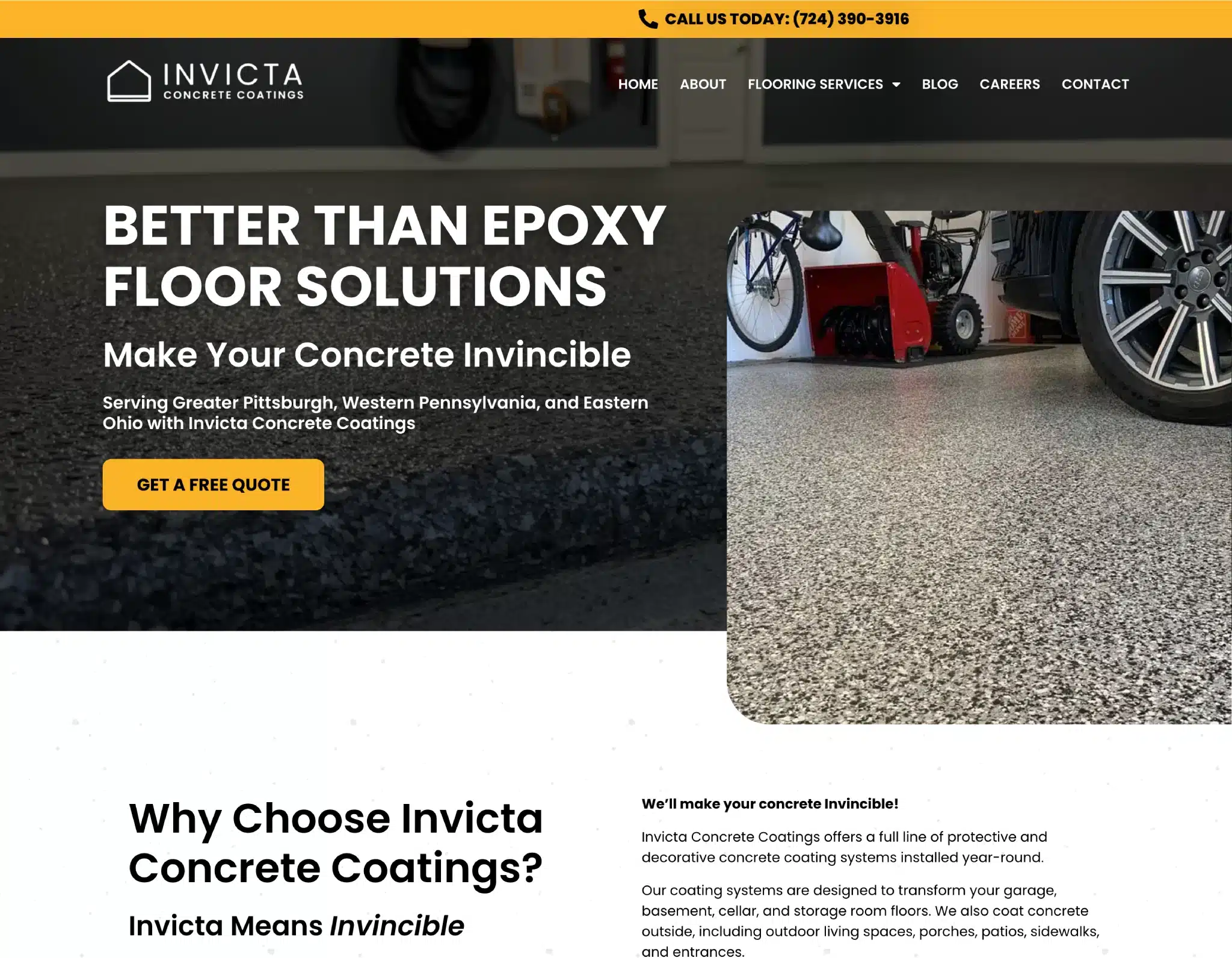 Digital project presentation layout