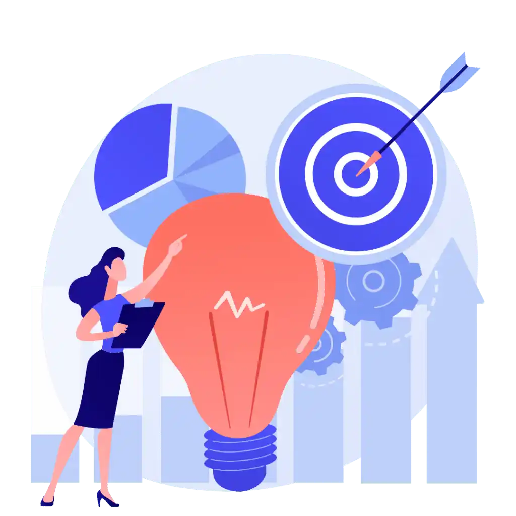 Graphic showcasing digital media services