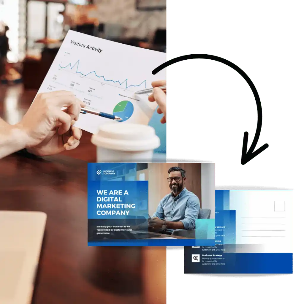 Eviva Media landing page graphics visual